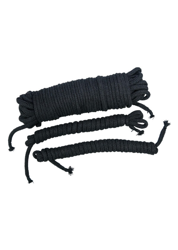 Bondage Ropes black - obrazek 2