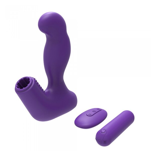 Nexus   Max 20 Remote Control Unisex Massager Purple - obrazek 2