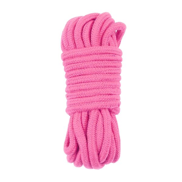 10 meters Fetish Bondage Rope Pink - obrazek 2