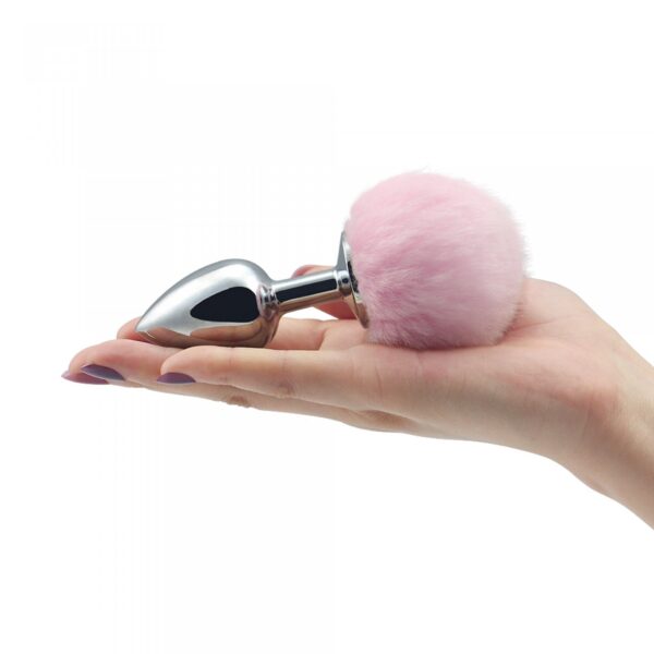 Pompon Metal Plug Small Pink - obrazek 2