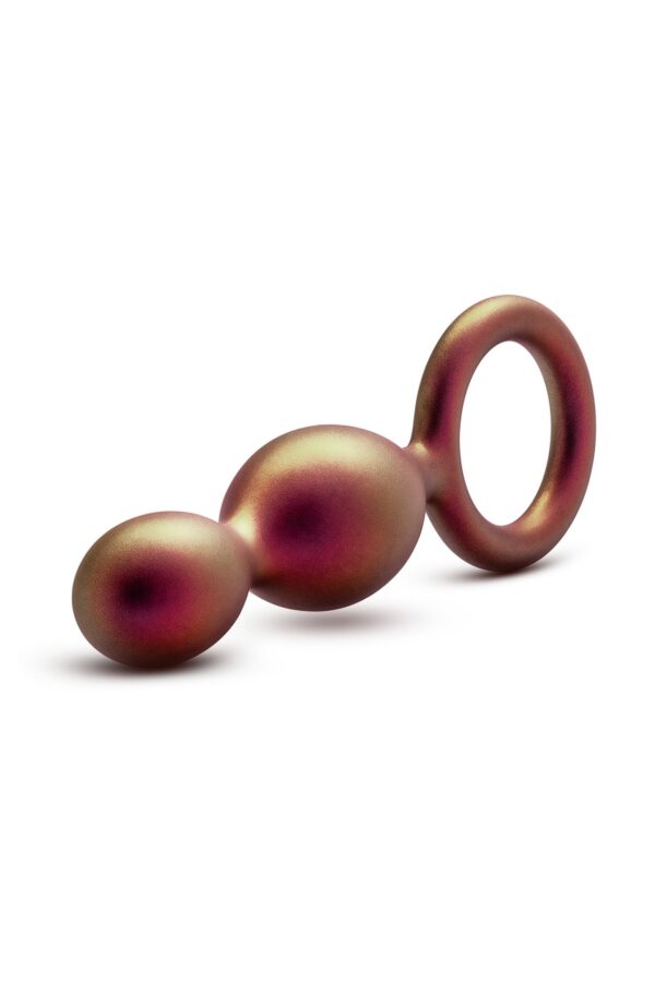 ANAL ADVENTURES MATRIX DUO LOOP PLUG COPPER - obrazek 2