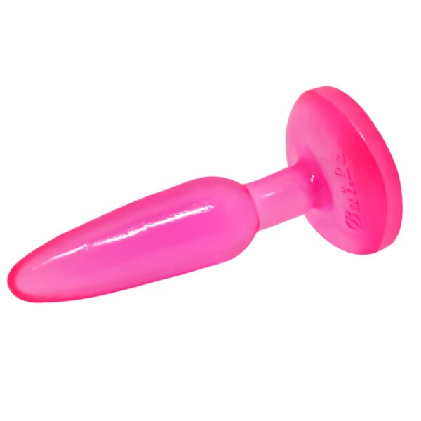 BAILE  BUTT PLUG PINK / RED - obrazek 2