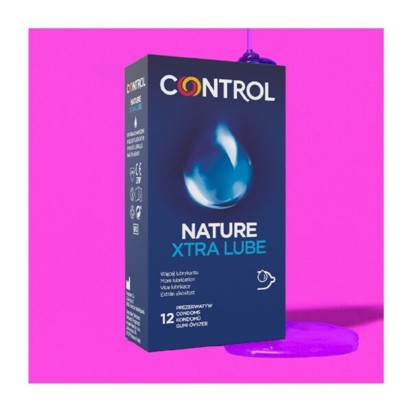 Prezerwatywy Control Nature Xtra Lube 12s - obrazek 2