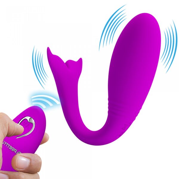 PRETTY LOVE   Jordyn, 12 vibration functions Wireless remote control - obrazek 2