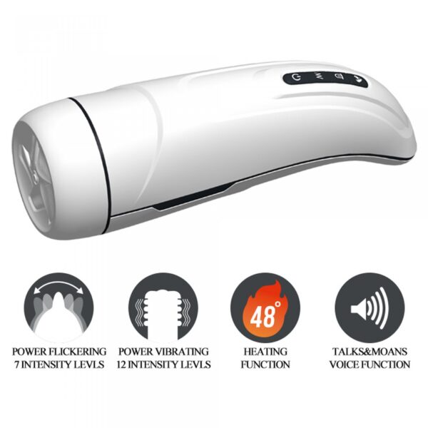 PRETTY LOVE   MARISSA, 12 vibration functions Heating temperature up to 48? Sex talk Memory function 7 licking modes - obrazek 2