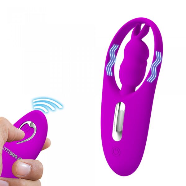 PRETTY LOVE   Wild Rabbit, 12 vibration functions Wireless remote control - obrazek 2