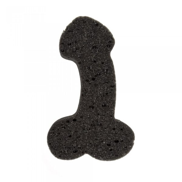 Zabawka   Bath Sponge Penis   19cm black - obrazek 2