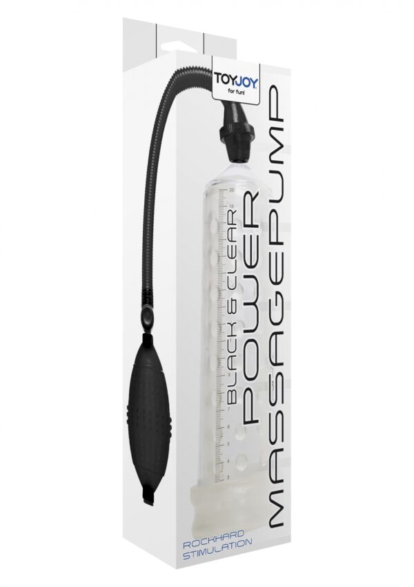 Power Massage Pump with Sleeve Transparent - obrazek 2