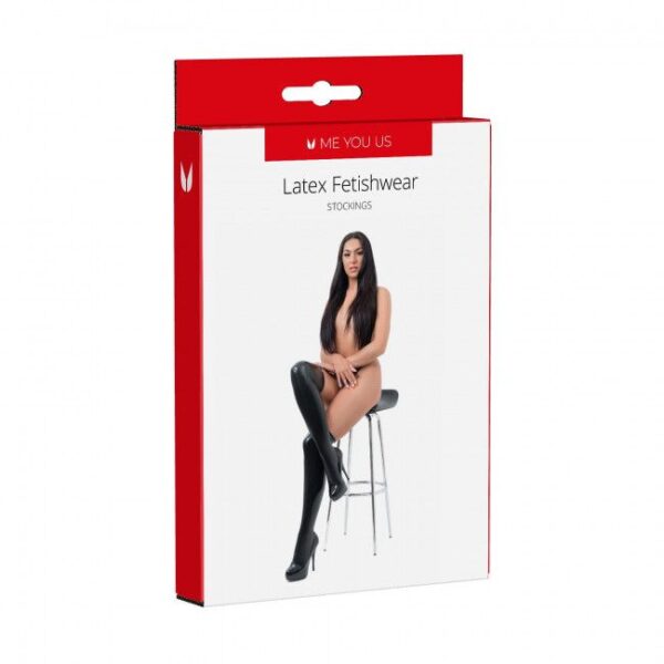 Me You Us Latex Stockings Small - obrazek 2