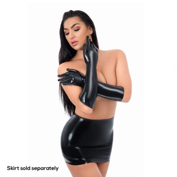 Me You Us Latex Full Length Glove Large - obrazek 2