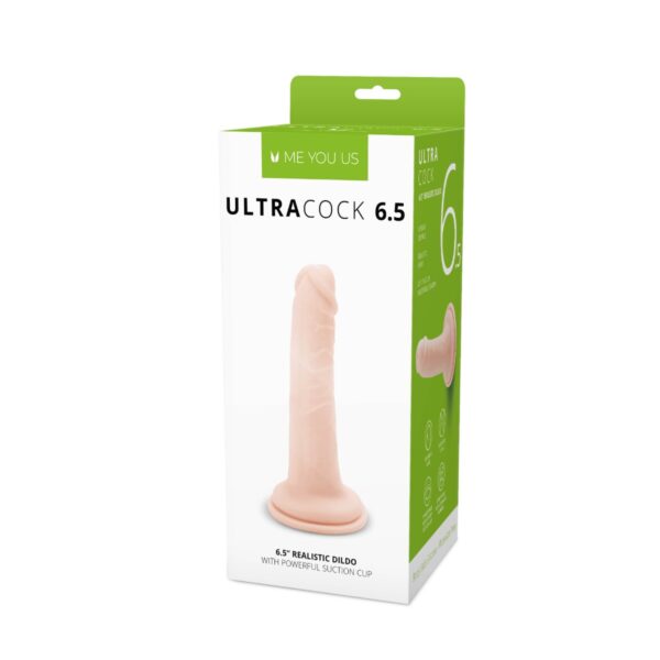 Me You Us Silicone Ultra Cock Flesh 6.5in - obrazek 2