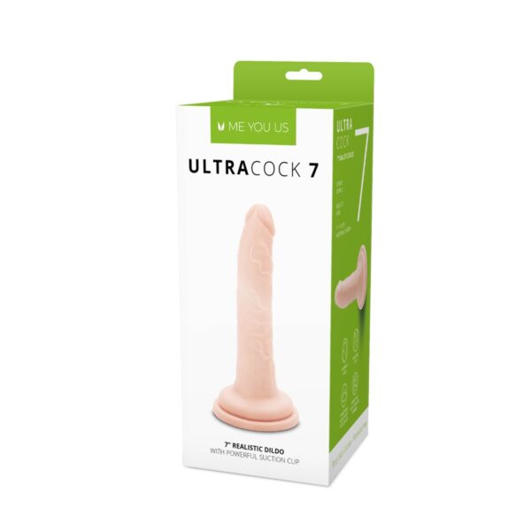 Me You Us Silicone Ultra Cock Flesh 7in - obrazek 2