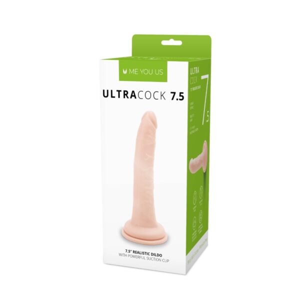 Me You Us Silicone Ultra Cock Flesh 7.5in - obrazek 2