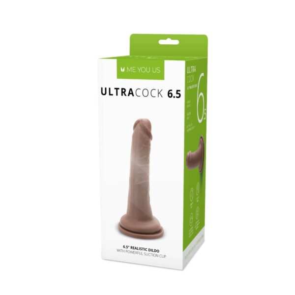 Me You Us Silicone Ultra Cock Caramel 6.5in - obrazek 2