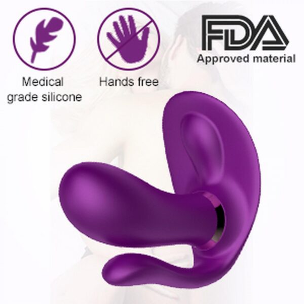 Remote wearable vibrator PURPLE - obrazek 20