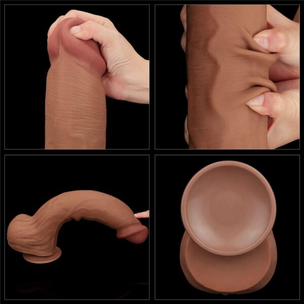 14 King Sized Sliding Skin Dual Layer Dong Brown - obrazek 20