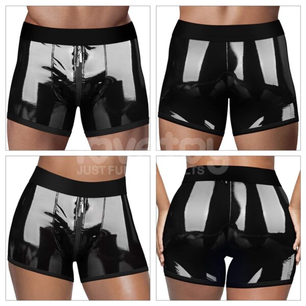 Chic Strap On shorts (32   35 inch waist) Black - obrazek 24