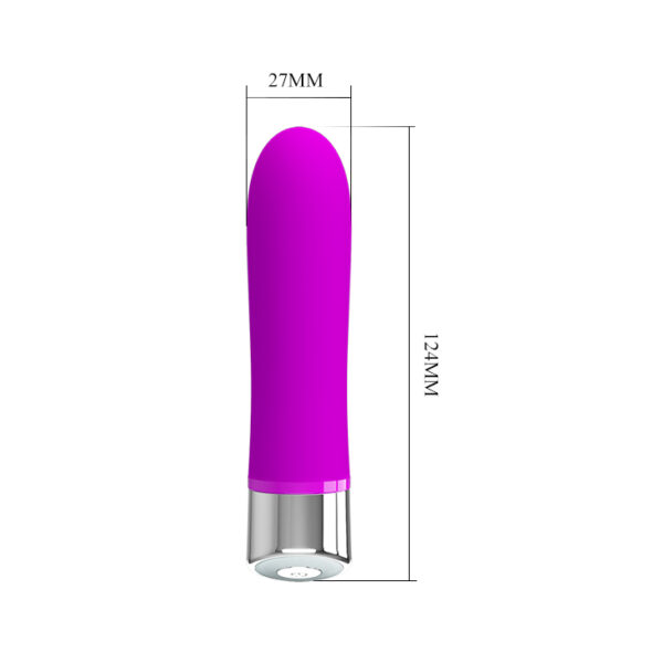 PRETTY LOVE   SAMPSON Purple 12 function vibrations - obrazek 3