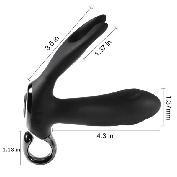 Dual tapping anal vibrator - obrazek 3
