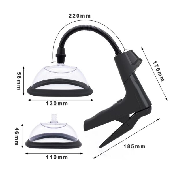 Pompka Manual Pussy Pump with digital display - obrazek 3