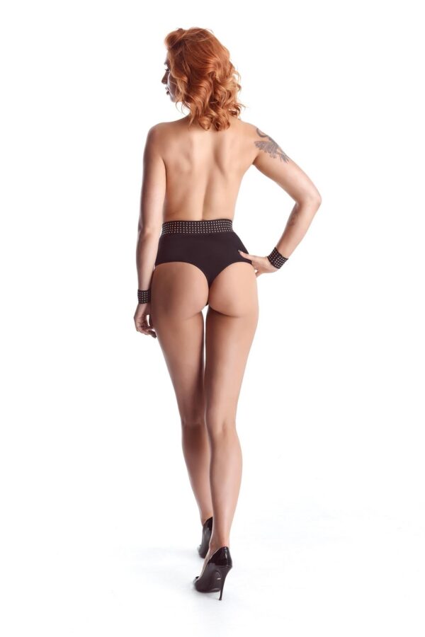 CBEmily001   czarne stringi XXL - obrazek 3