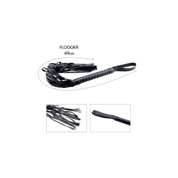 Secret Desires Black BDSM Kit 8pcs - obrazek 3