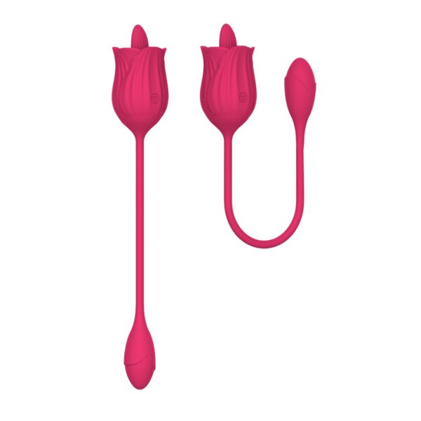 Stymulator   Licking massager with vibrating Egg USB 10 Functions - obrazek 3