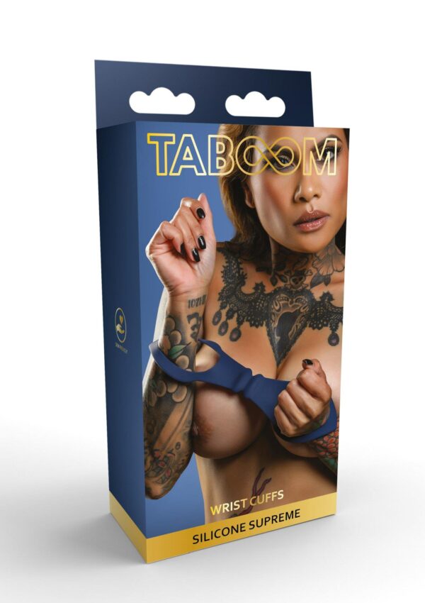 Silicone Wrist Cuffs Blue - obrazek 3