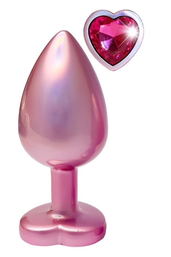 GLEAMING LOVE MATTE PINK PLUG LARGE - obrazek 3