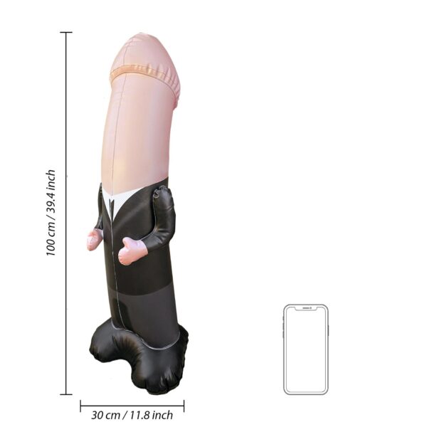 Inflatable Groom Bop Bag   Flesh - obrazek 3