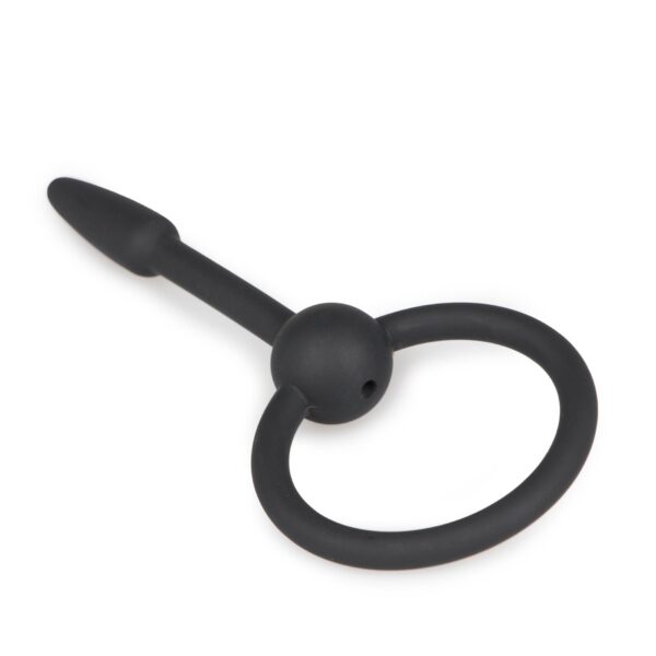 Small Silicone Penis Plug With Pull - obrazek 3