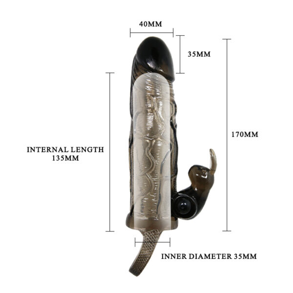 BAILE   BRAVE MAN SMOKE 5,91 MULTI SPEED vibration - obrazek 3