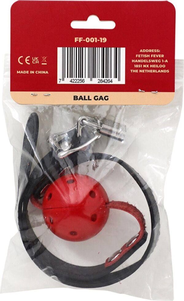 Fetish Fever   Ball Gag   Red - obrazek 3