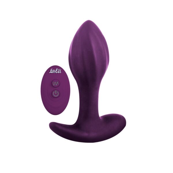 Double Silicone Vibrating Anal Plug Spice it Up Charm - obrazek 3