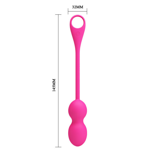 PRETTY LOVE   ELVIRA Pink  Kegel balls - obrazek 3