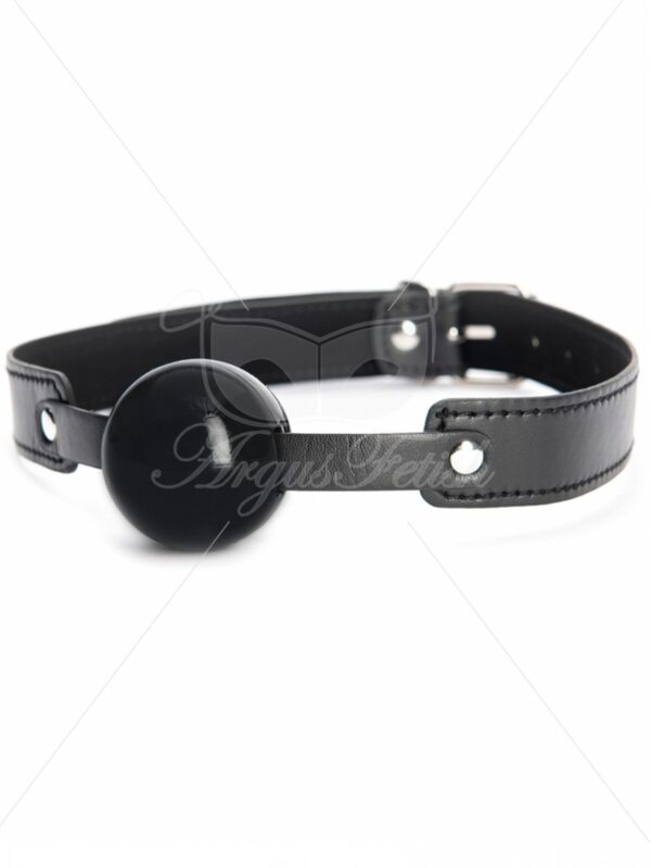 Black Ruby Ball Gag - obrazek 3