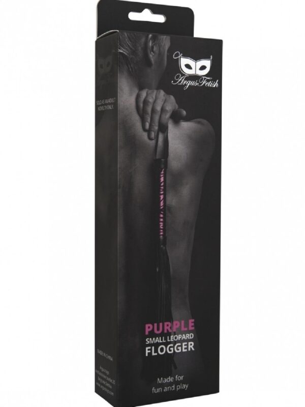 Purple Small Leopard Flogger - obrazek 3