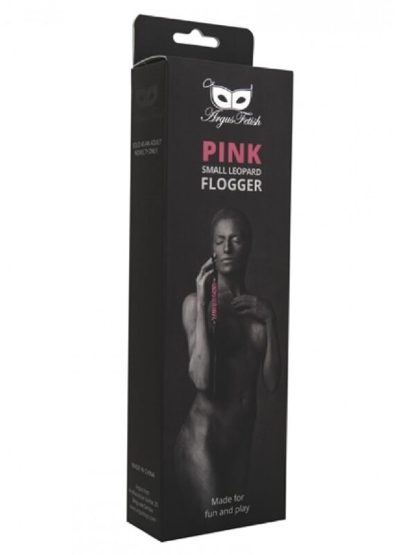 Pink Small Leopard Flogger - obrazek 3