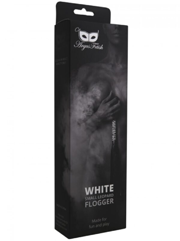 White Small Leopard Flogger - obrazek 3