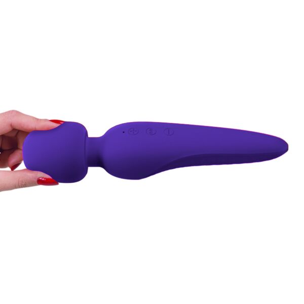 PRETTY LOVE   Meredith Dark Purple, 5 levels of speed control Memory function 7 vibration functions - obrazek 3