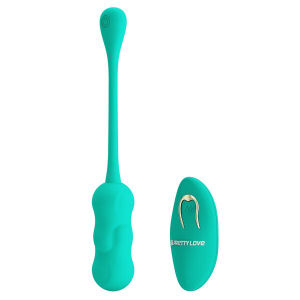 PRETTY LOVE   LESHY Dream Chaser 4, Green, 12 vibration functions Wireless remote control - obrazek 3