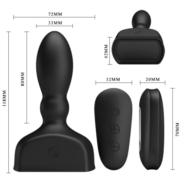 MR PLAY  INFLATABLE ANAL PLUG - obrazek 3