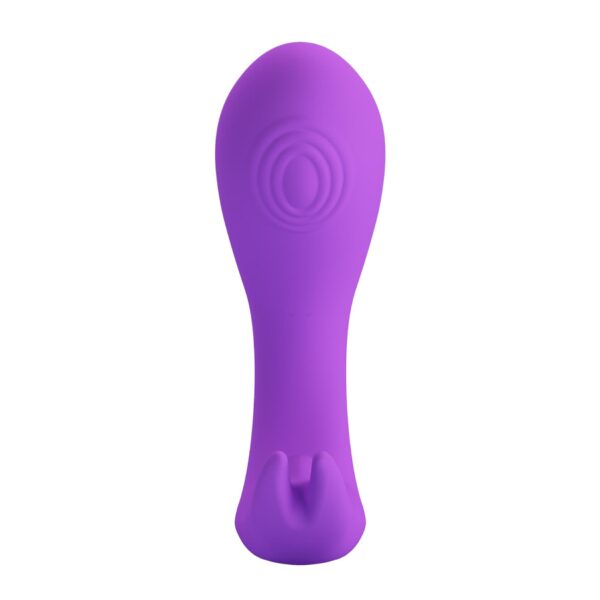 PRETTY LOVE   Idabelle Purple, 12 vibration functions 12 pulse wave settings Wireless remote control - obrazek 3