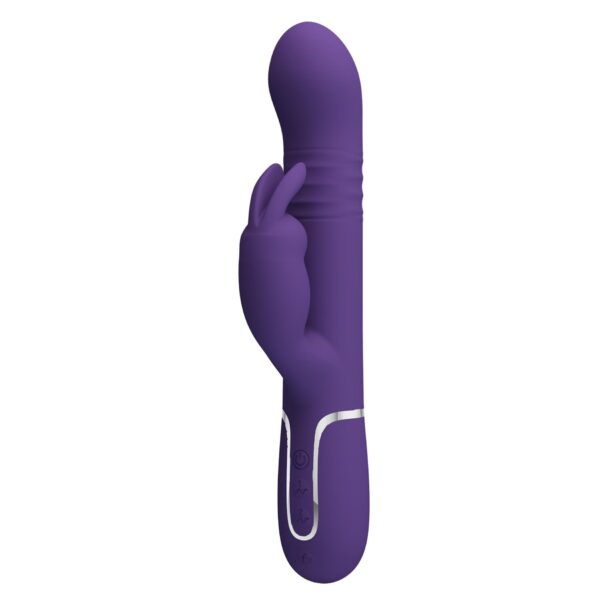 PRETTY LOVE   Coale dark Purple, 7 vibration functions 4 rotation functions 4 thrusting settings - obrazek 3