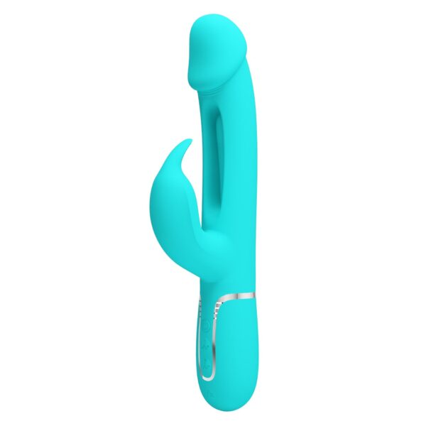 PRETTY LOVE   Kampas Green, 7 vibration functions 4 licking settings - obrazek 3