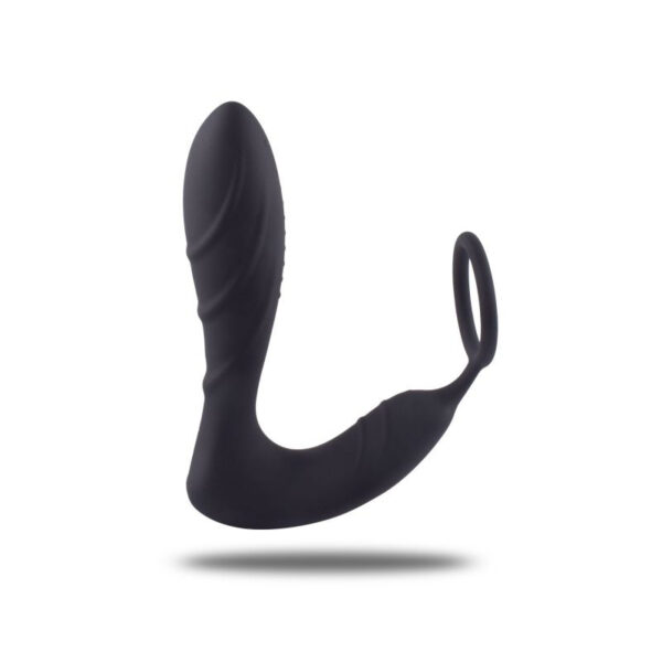 Stimolatore prostatico vibrante con anello fallico - obrazek 3