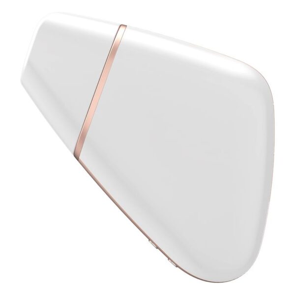 Wibrator   Love Triangle Air Pulse Stimulator + Vibration White - obrazek 3