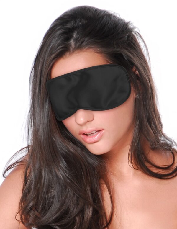 FFS Satin Love Mask Black - obrazek 3