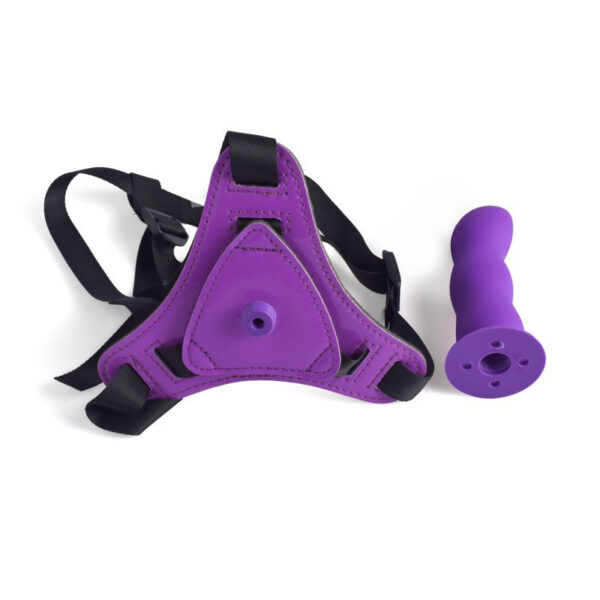 Cintura regolabile strap on purpe - obrazek 3