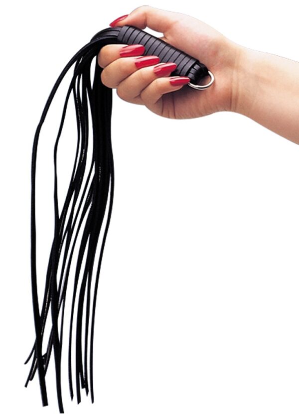 Leather Flogger 45cm - obrazek 3